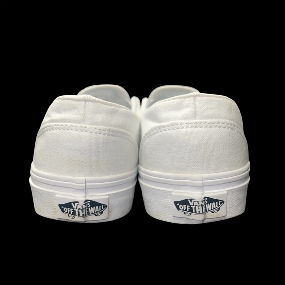 Vans Classic Slip On White Shoes Women’s 5.5 - Picture 8 of 10